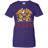 Queen women's Vintage Crest Logo T-shirt Freddie Rockstar Legend T-Shirt Vintage