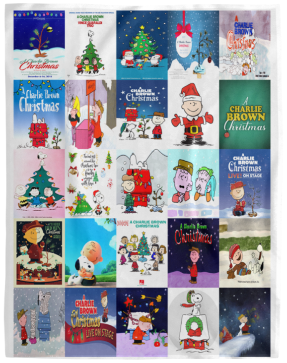 Charlie Brown Christmas - VPL Cozy Plush Fleece Blanket - 60x80