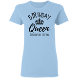 Birthday Queen Shirt Quarantine Birthday Shirts Birthday Girl Shirts for Women black