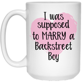 Tory Anne Collections Quotes - I Was Supposed To Marry A Backstreet Boy, Novelty Funny Coffee Mug, Unique Coffee Mug 15Oz