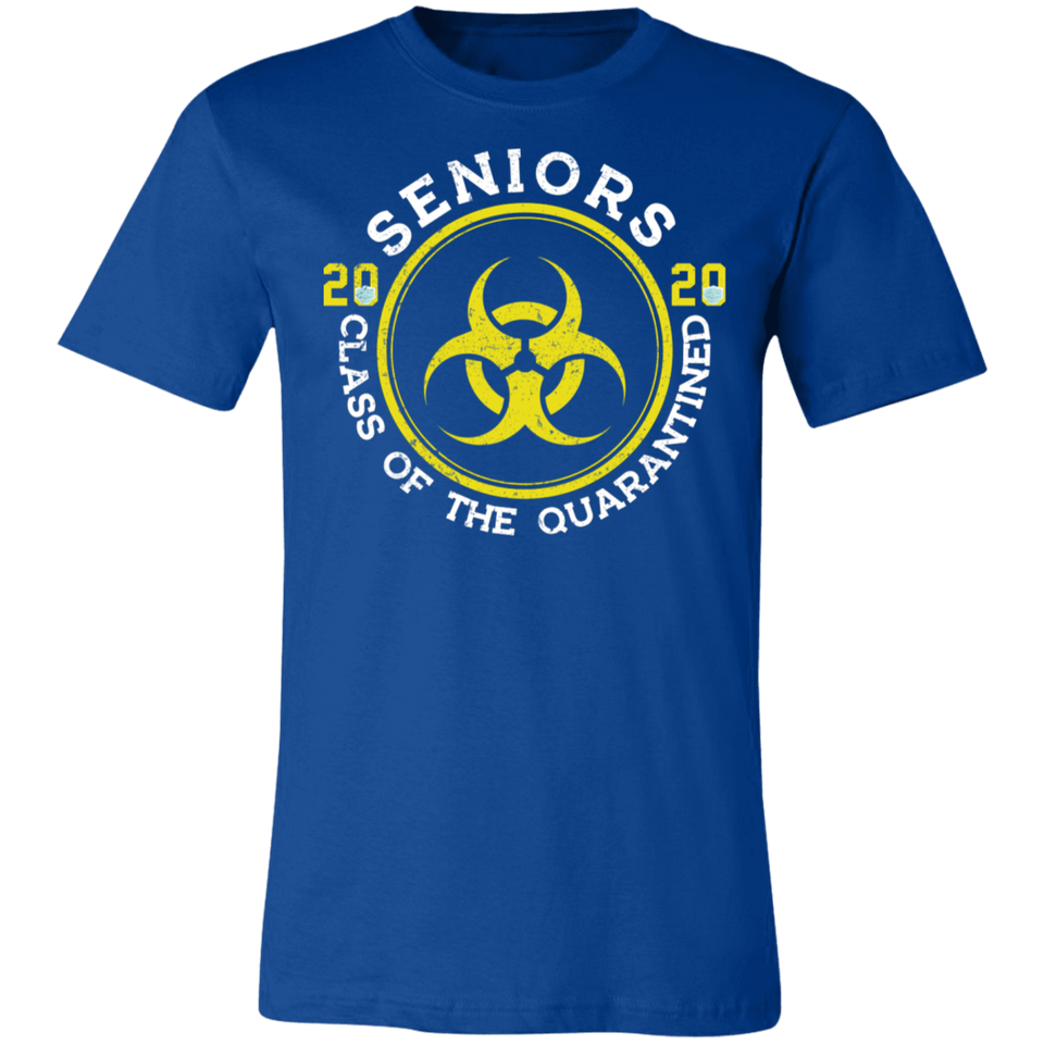 Unisex Jersey Seniors 2020 Class of The Quarantined T-Shirt Quarantine Shirt