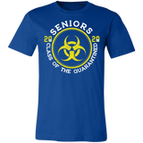 Unisex Jersey Seniors 2020 Class of The Quarantined T-Shirt Quarantine Shirt