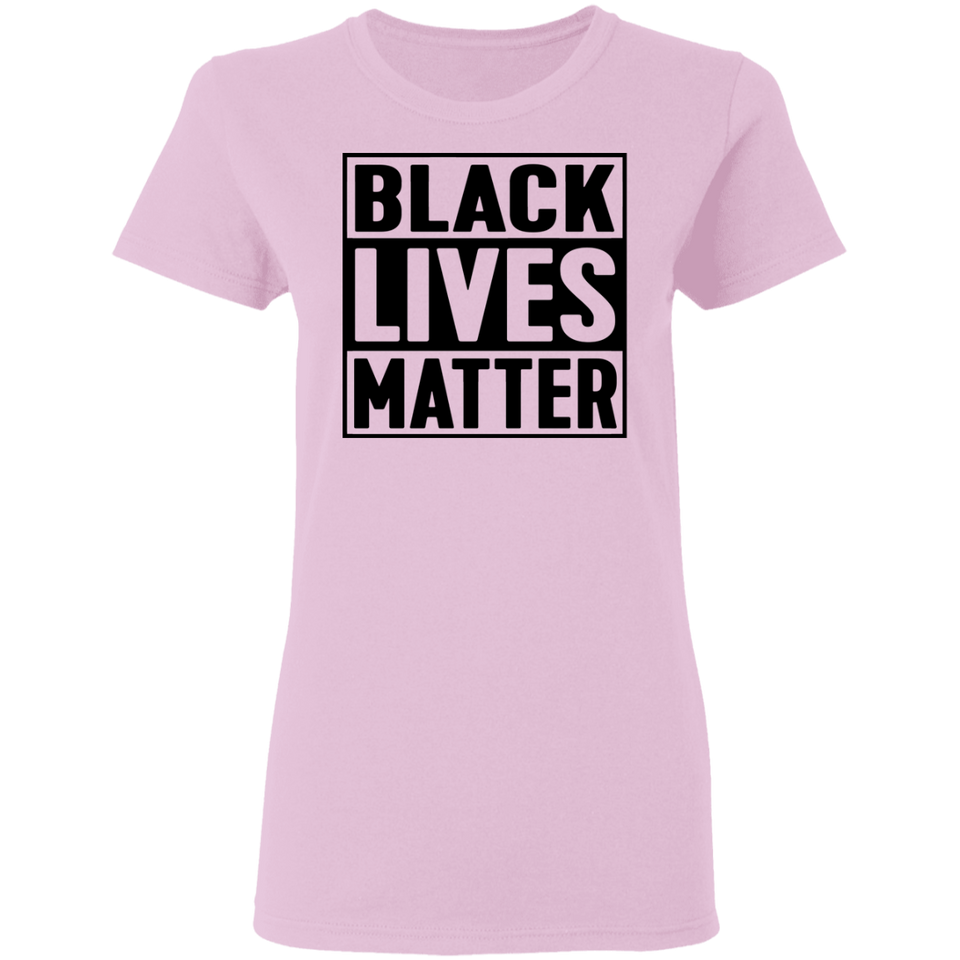 Black Lives Matter T-Shirt I Cant Breathe All Size (S-5XL) + Color  Black BLM Womens