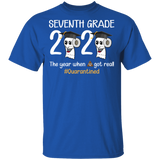 Seventh Grade The Year When Shit Got Real Quarantined Shirt Adult T-Shirt