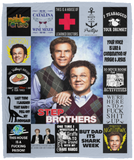 Step Brothers Blanket, Will Ferrell For Fans Fleece Sherpa Throw Blanket VPM Cozy Plush Fleece Blanket - 50x60