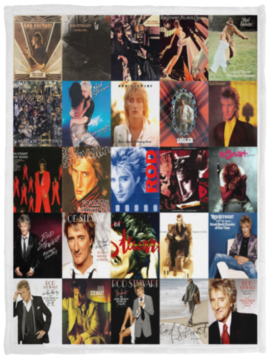 Rod Stewart Blanket, Rod Stewart For Fans Quilt, Fleece, Sherpa Blanket VPS Cozy Plush Fleece Blanket - 30x40