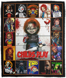 (Child's Play Chucky - Annabelle V2) - VPM Cozy Plush Fleece Blanket - 50x60