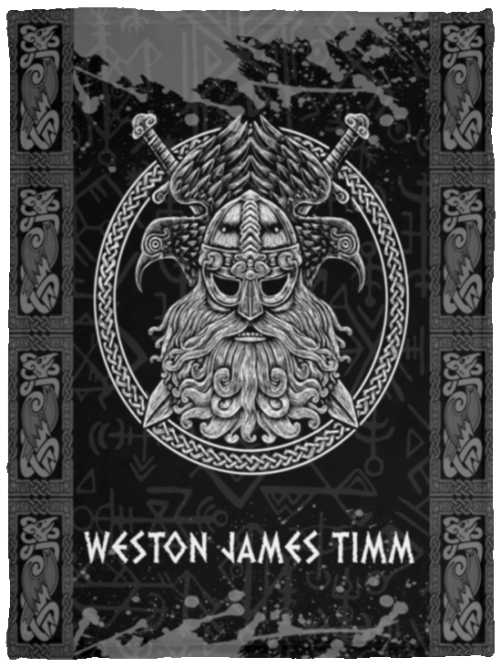 WESTON JAMES TIMM - VPS Cozy Plush Fleece Blanket - 30x40