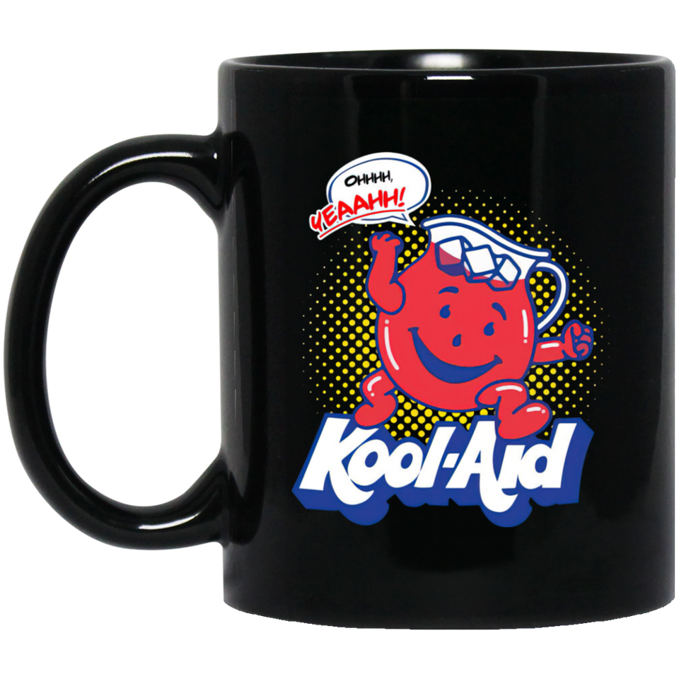 Kool Aid Man, Jug, Oh Yeah! Coffee Mug, Kool Aid Mug, Kool Aid Coffee Mug Black - 11oz