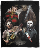 Halloween Michael Myers Ultra-Soft Warm Micro Fleece Throw Blanket Sherpa D18 - (VPM Cozy Plush Fleece Blanket - 50x60