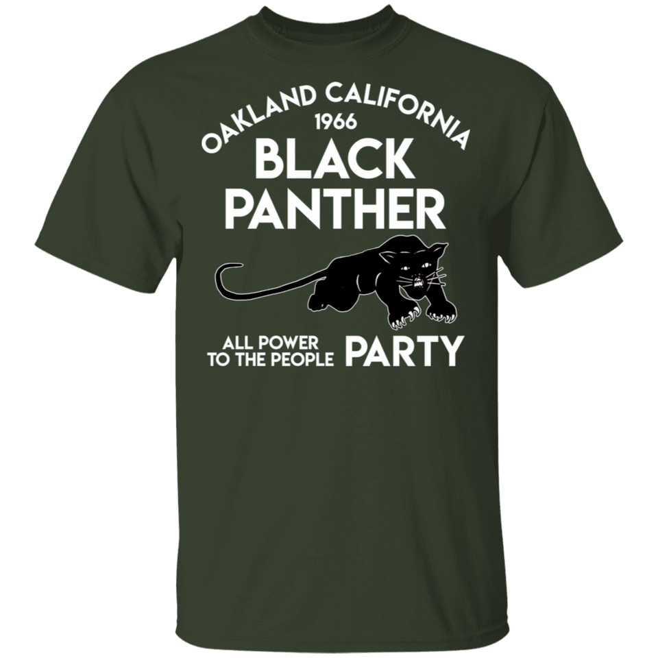 Jennifer Corrigan Mens Oakland California 1966 Black Panther Party Tshirt T-Shirt T Shirt