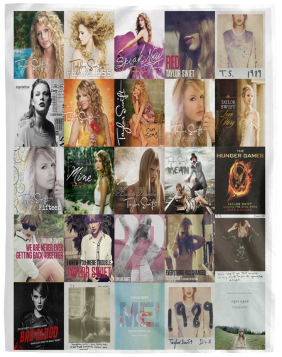 Taylor Swift Quilt Blanket Fleece Sherpa Throw Blanket Quilt Blanket - VPL Cozy Plush Fleece Blanket - 60x80