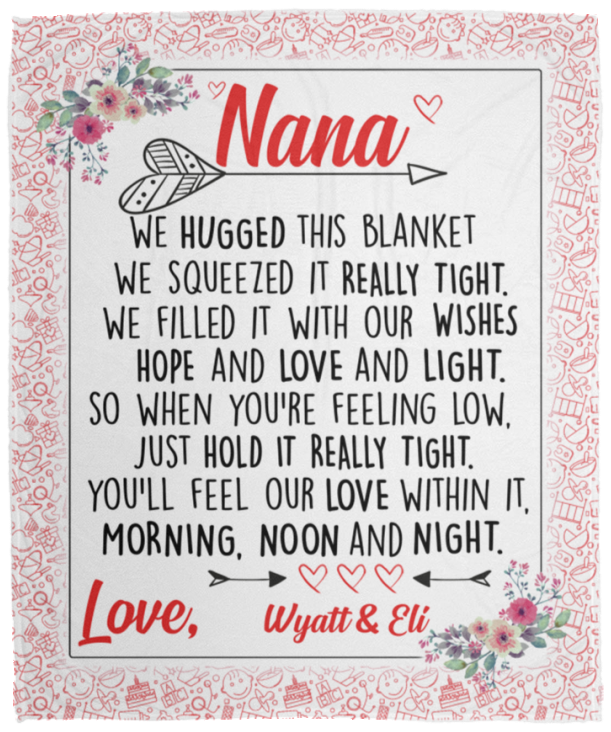 Wyatt& Eli - VPM Cozy Plush Fleece Blanket - 50x60