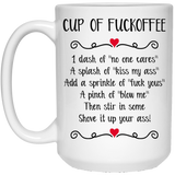 Jyotis - coffee mug, profanity mug, fuckoffee mug, funny coffee mug, funny mug, gift for her, mature, profanity coffee mug, funny mugs, stocking 15Oz