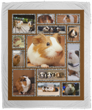 Guinea Pig Blanket Guinea pig 3D Quilt VPM Cozy Plush Fleece Blanket - 50x60