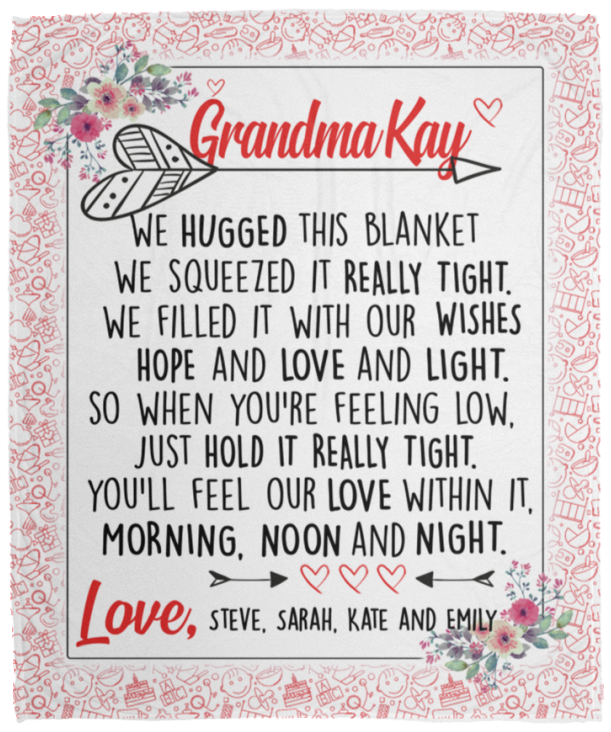 Steve, Sarah, Kate and Emily VPM Cozy Plush Fleece Blanket - 50x60