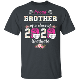 Proud Brother of A Class of 2020 Graduate T-Shirt Quarantined Floral Shirt