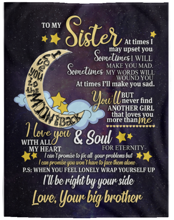 Your big brother - VPL Cozy Plush Fleece Blanket - 60x80