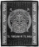 Til tunglsins og til baka - VPM Cozy Plush Fleece Blanket - 50x60