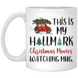 This Is My Hallmark Christmas Movie Watching Mug Coffee Mug, Hallmark Movies, Hallmark Christmas Mug, Christmas Mug, Christmas Gift, Dirty Santa Gift, Christmas Gift, Santa Mug, office, Coworker Gift 11Oz