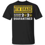 8th Grade 2020 The Year When Shit Got Real Quarantined Sign Men's T-Shirt