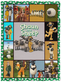 Shaun the Sheep Blanket Shaun the Sheep Quilt Fleece Sherpa Throw Blanket - VPS Cozy Plush Fleece Blanket - 30x40