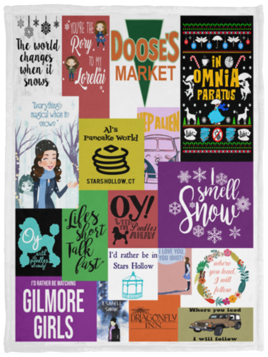 Gilmore Girls Blanket, Gilmore Girls TV Series Fleece, Blanket VPS Cozy Plush Fleece Blanket - 30x40