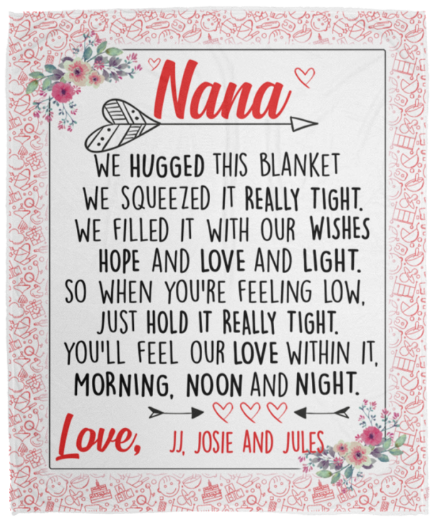 JJ, josie and jules - VPM Cozy Plush Fleece Blanket - 50x60