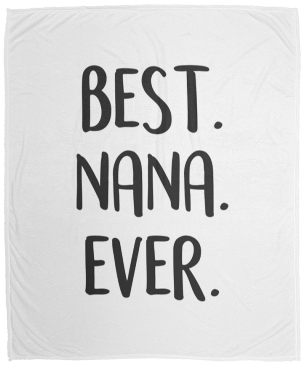 Best nana ever - VPM Cozy Plush Fleece Blanket - 50x60