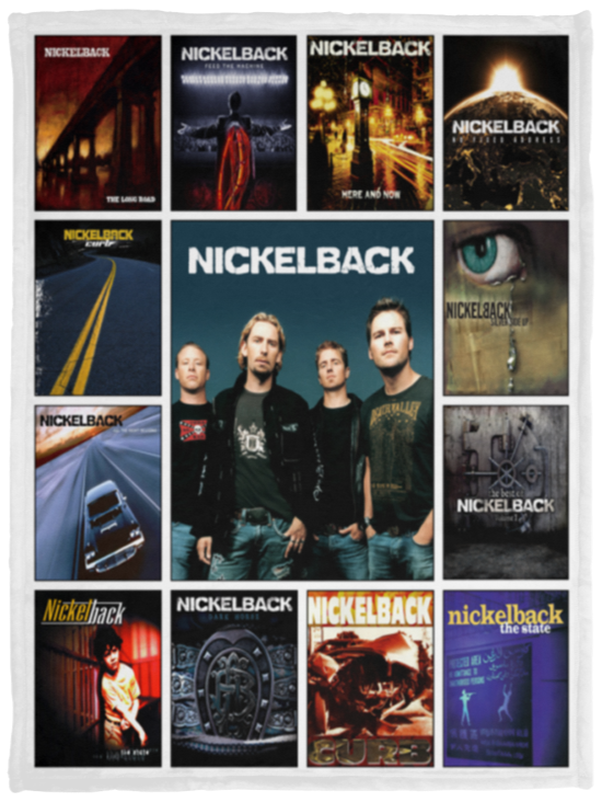 Nickelback Blanket, Nickelback For Fans Fleece, Sherpa Blanket Gift Ideas VPS Cozy Plush Fleece Blanket - 30x40