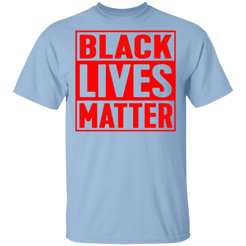 Black Lives Matter T-Shirt I Cant Breathe All Size (S-5XL) + Color  Red BLM - Mens