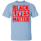 Black Lives Matter T-Shirt I Cant Breathe All Size (S-5XL) + Color  Red BLM - Mens