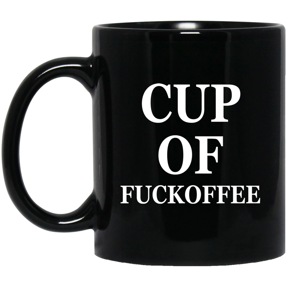Cup Of Fuckoffee Sarcastic Leave Me Alone Coffee Mug 11oz, Unique Ceramic Coffee/Tea/Cocoa Mug Great Office & Home Tea Cup Gift For Coffee & Tea Lover
