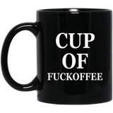 Cup Of Fuckoffee Sarcastic Leave Me Alone Coffee Mug 11oz, Unique Ceramic Coffee/Tea/Cocoa Mug Great Office & Home Tea Cup Gift For Coffee & Tea Lover
