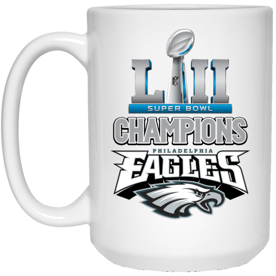 Jyotis - Philadelphia Eagles Coffee Mug, Eagles Mug, Super Bowl 52 Champions Philadelphia Eagles, NFL NFC National Football League, Perfect Unique Gi 15Oz
