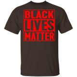 Black Lives Matter T-Shirt I Cant Breathe All Size (S-5XL) + Color  Red BLM - Mens
