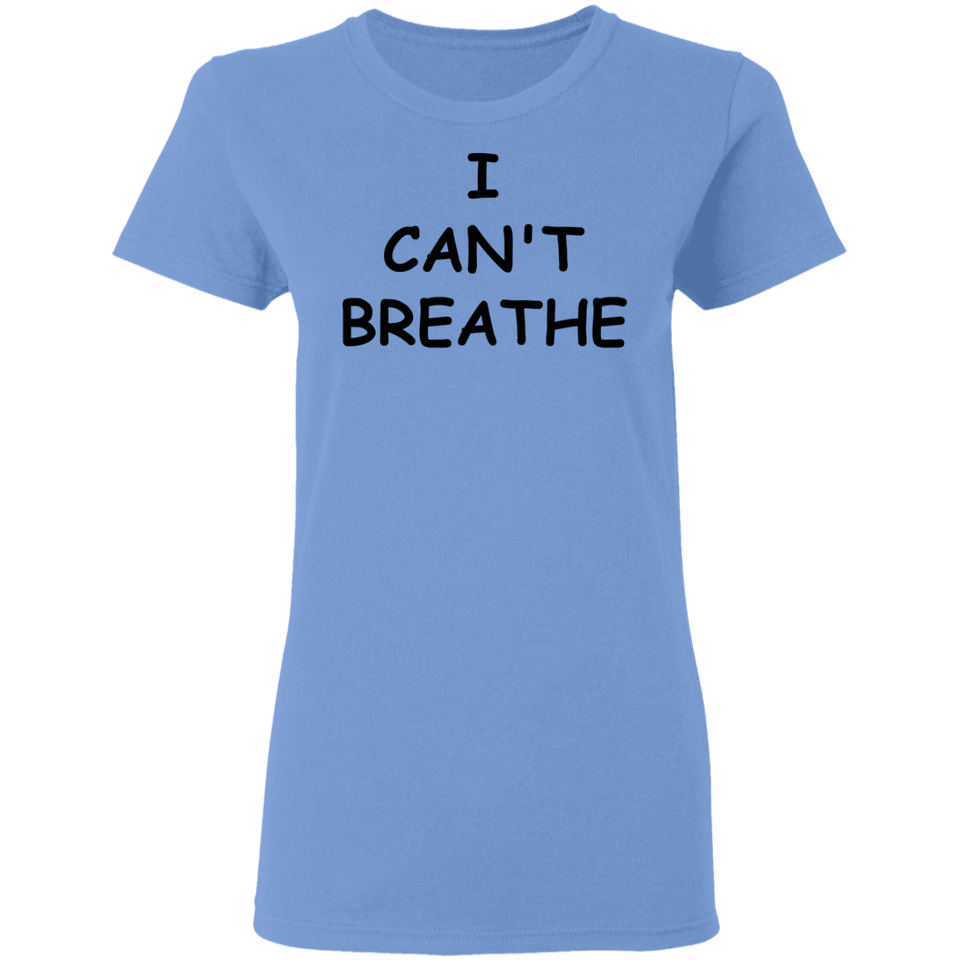I Cant Breathe Mens Shirts Protest Tees Black Lives Matter END Police Brutality Now