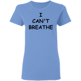 I Cant Breathe Mens Shirts Protest Tees Black Lives Matter END Police Brutality Now
