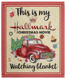 Mr.Jyotis This is My Christmas Movie Watching Blanket, This is My Movie Watching Blanket, This is My Christmas Movie Blanket, Christmas Blankets Gift for Christmas Version 3 - VPM Cozy Plush Fleece Blanket - 50x60
