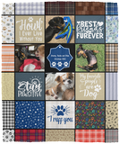 Stormy, Rocko and Chloe  Christmas 2022 - VPM Cozy Plush Fleece Blanket - 50x60