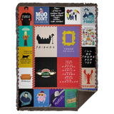 Friends Blanket - We were On a Break Moo Point - WB68 Woven Blanket - 60x80