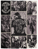Sons Of Anarchy Blanket Sons Of Anarchy Quilt Sons of Anarchy Reaper Blanket- VPL Cozy Plush Fleece Blanket - 60x80