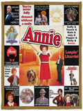 Annie Blanket, Annie 1982 Movie Quilt, Broadway Fleece, Sherpa Blanket VPS Cozy Plush Fleece Blanket - 30x40