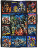 Iron Maiden Blanket Heavy Metal Quilt Fleece Sherpa Throw Blanket For Fans VPL Cozy Plush Fleece Blanket - 60x80