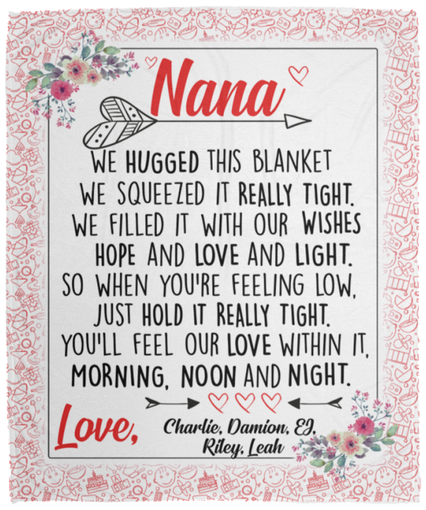 Charlie, Damion, EJ, Riley, Leah - VPM Cozy Plush Fleece Blanket - 50x60