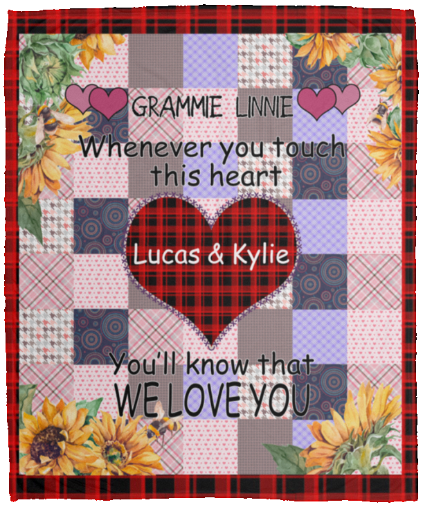 Lucas & Kylie - VPM Cozy Plush Fleece Blanket - 50x60