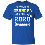 Proud Grandpa of A Class of 2020 Graduate T-Shirt Senior 2020 Quarantined