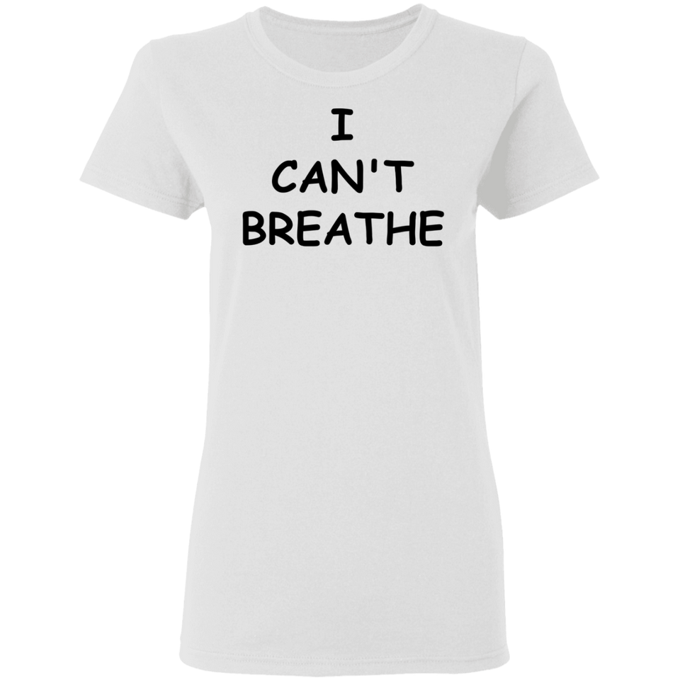 I Cant Breathe Mens Shirts Protest Tees Black Lives Matter END Police Brutality Now
