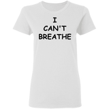 I Cant Breathe Mens Shirts Protest Tees Black Lives Matter END Police Brutality Now