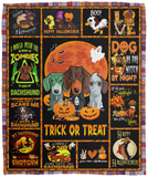 Dachshund - Halloween Blanket, Decorative For Pet Lovers Fleece, Sherpa Blanket - VPM Cozy Plush Fleece Blanket - 50x60